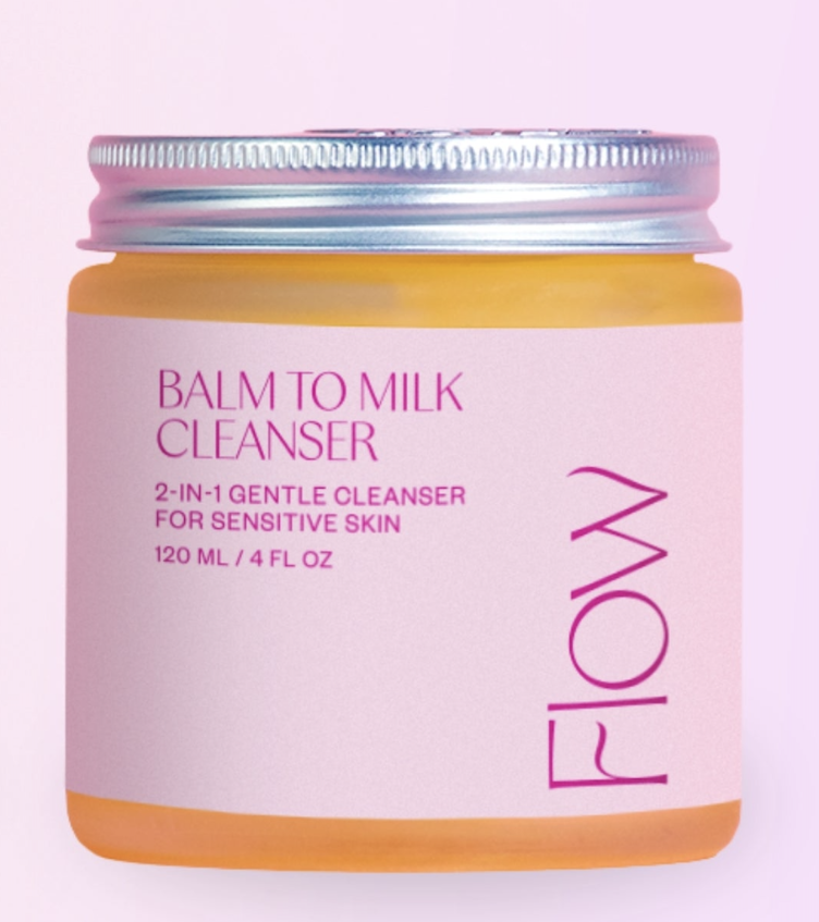 FLOW - Balm to Milk Facial Cleanser with arctic Bilberry