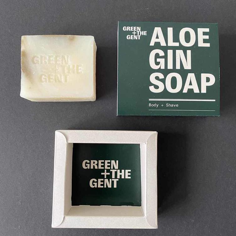 Green+ The Gent Aloe Gin Soap