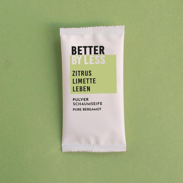 BETTER BY LESS Handseife Pulver - Pure Bergamot