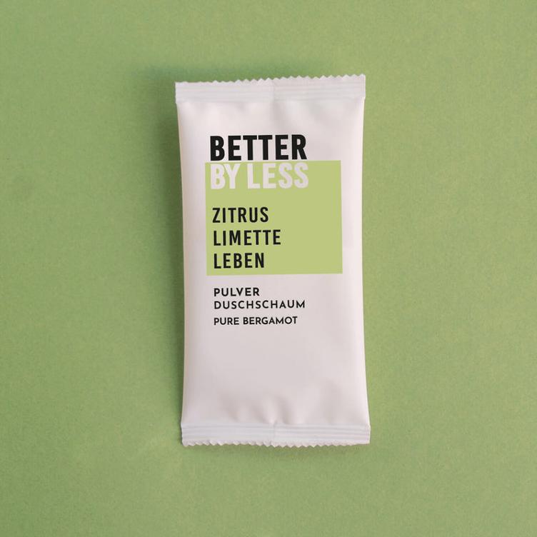 BETTER BY LESS Pulverduschschaum - Pure Bergamot