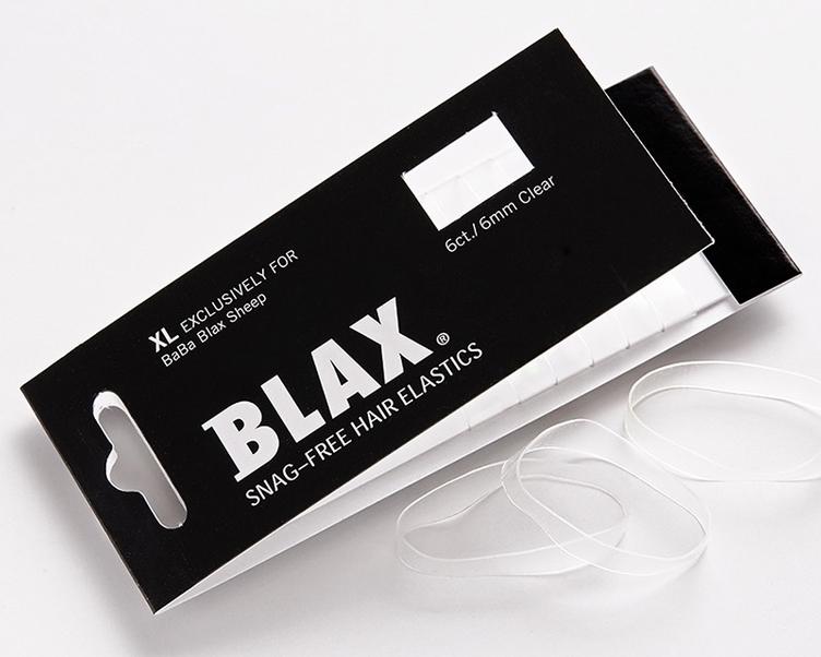 Blax Hair Elastics XL 6mm - clear