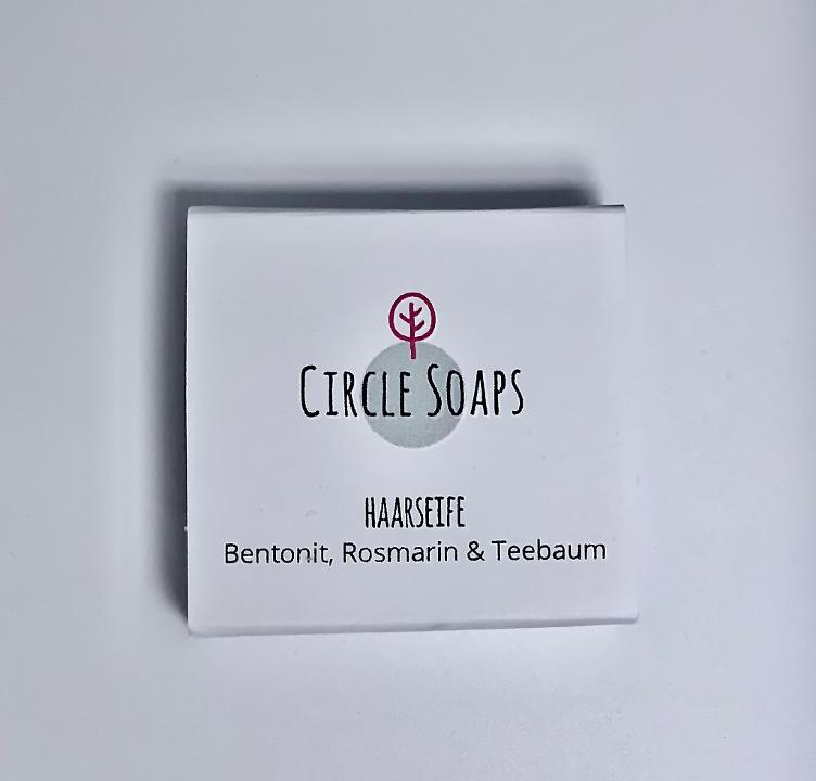 Circle Soaps hair soap - bentonite, rosemary & tea tree