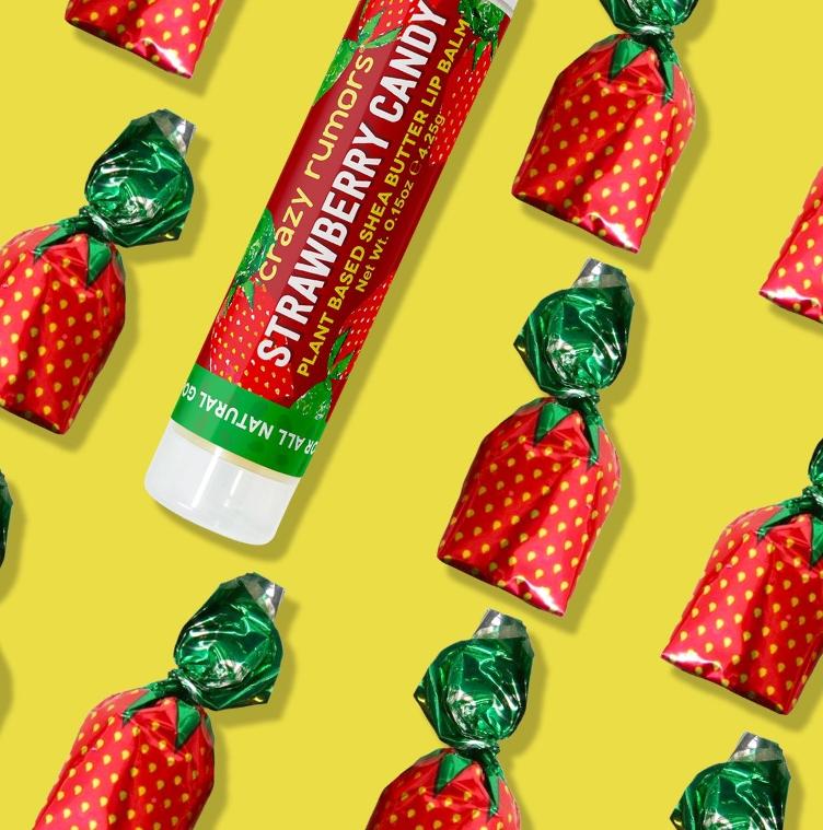 Crazy Rumors Lip Balm - Strawberry Candy - 0