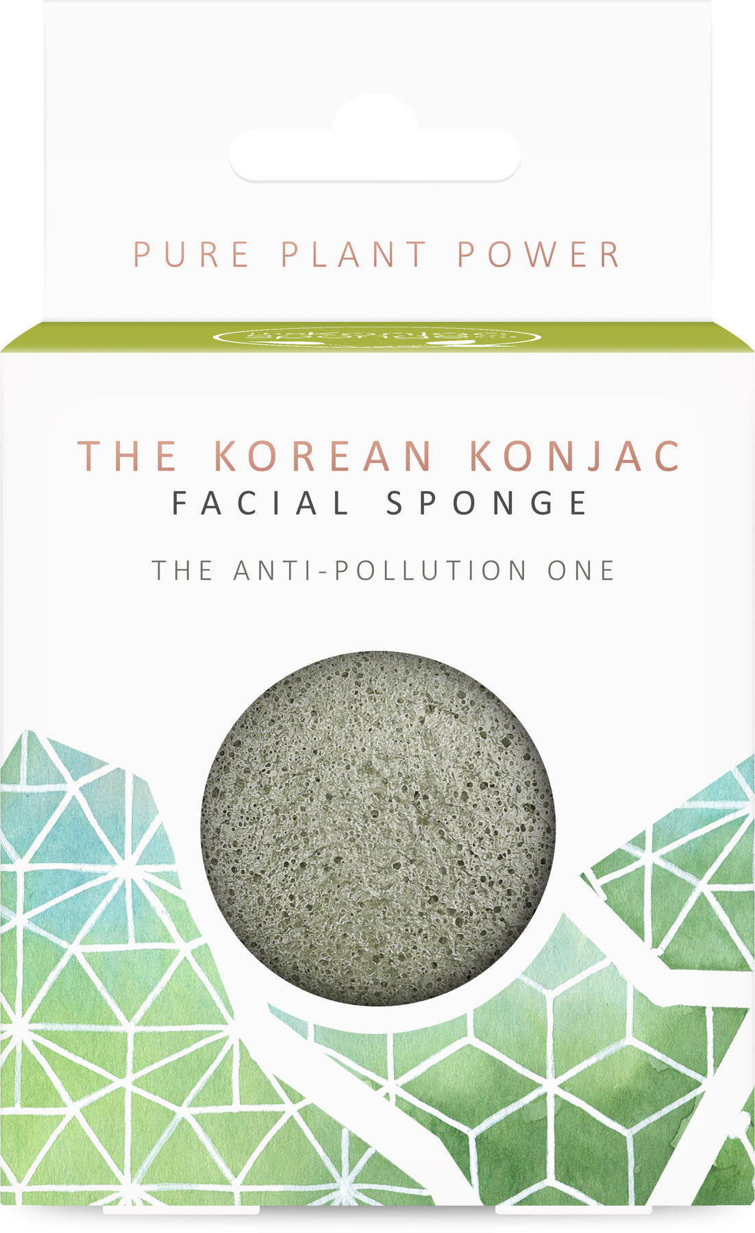 Konjac Facial Sponge THE ELEMENT EARTH - the anti-pollution sponge