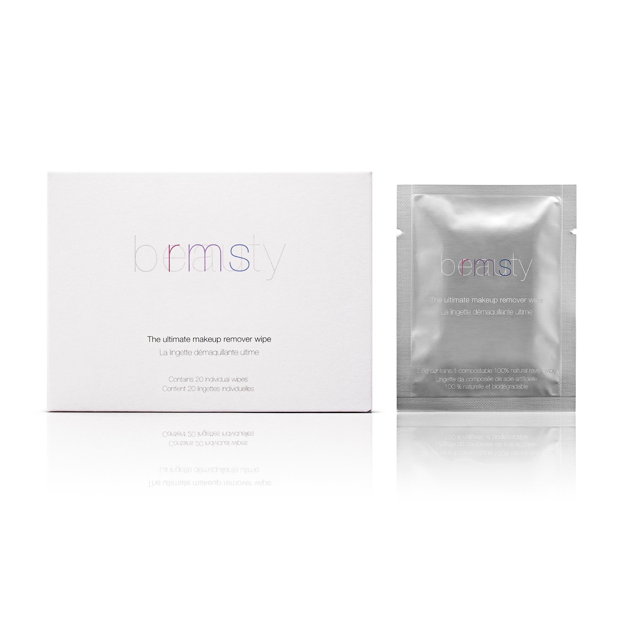 RMS Beauty makeup remover wipes - 20 Stück