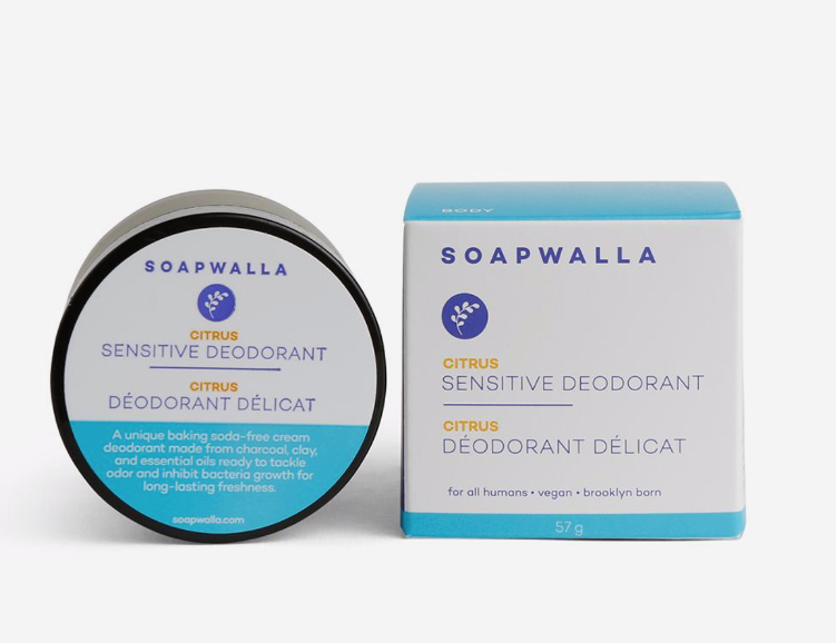 Soap Walla Deodorant Cream - Sensitive Citrus